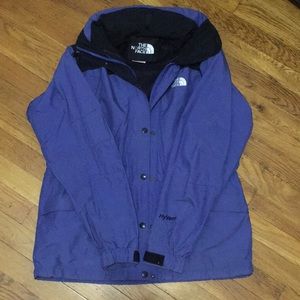 North face Women Hyvent Blue/Black Jacket